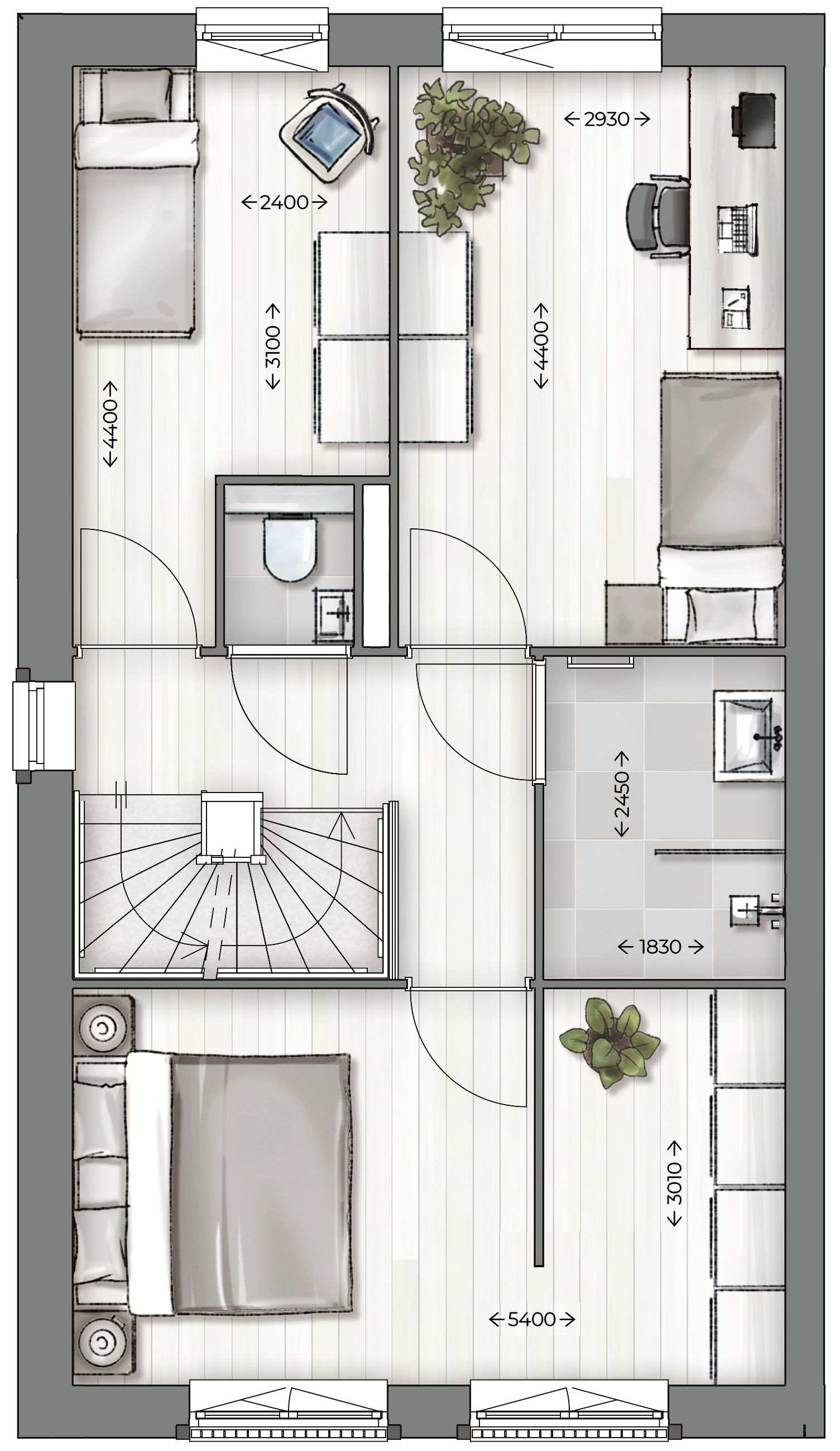 Foto 3 van Twee-onder-een-kap-woning | TYPE VALOR (Bouwnr. 11)