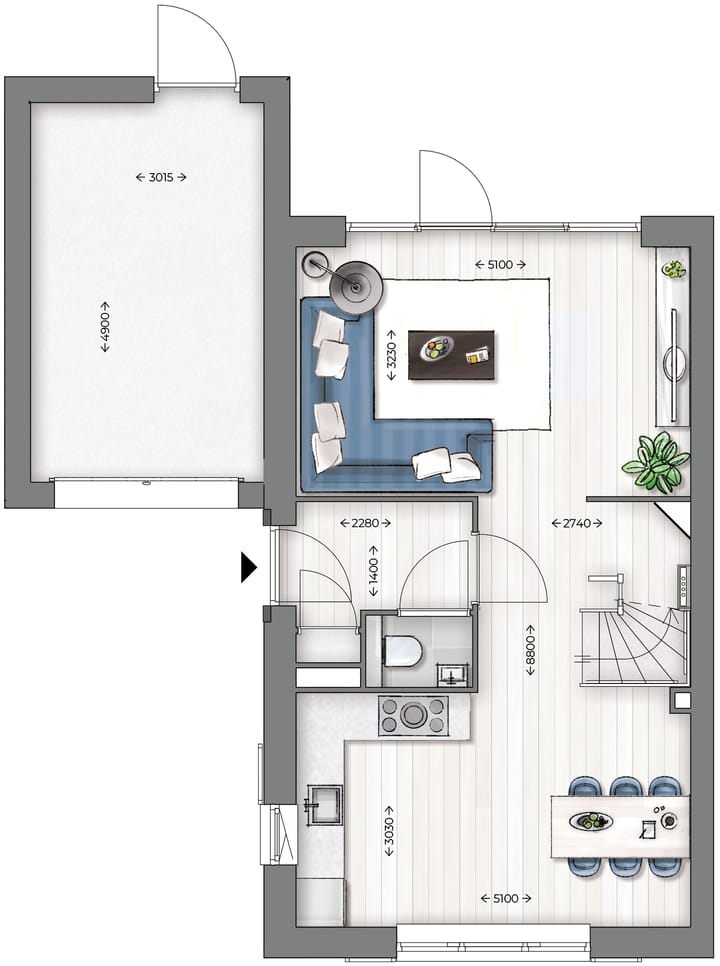 Photo 5 of Twee-onder-een-kap-woning | TYPE OPAL (Bouwnr. 13)