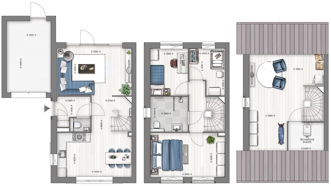 Foto 2 van Twee-onder-een-kap-woning | TYPE OPAL (Bouwnr. 14)