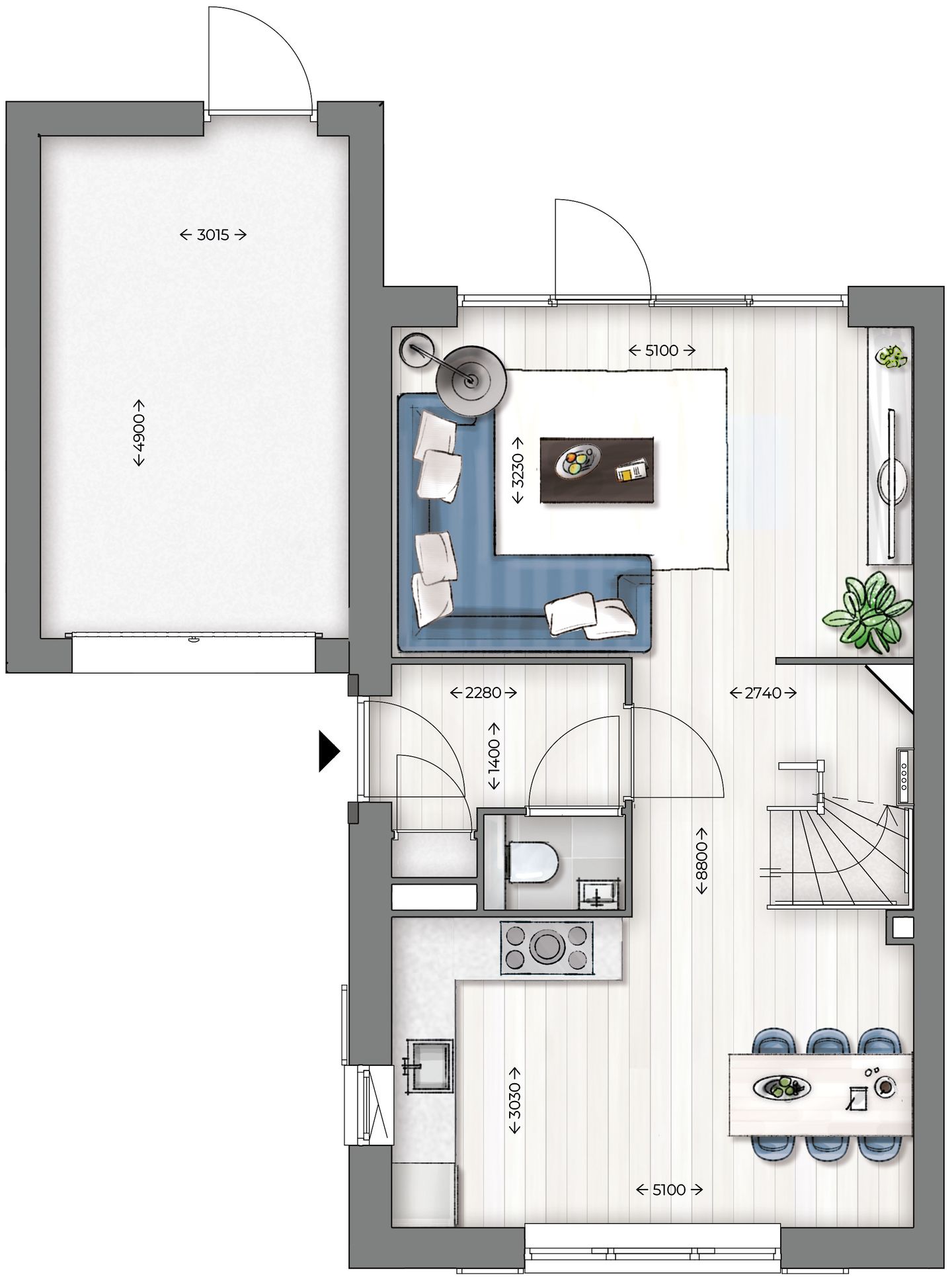 Foto 5 van Twee-onder-een-kap-woning | TYPE OPAL (Bouwnr. 14)
