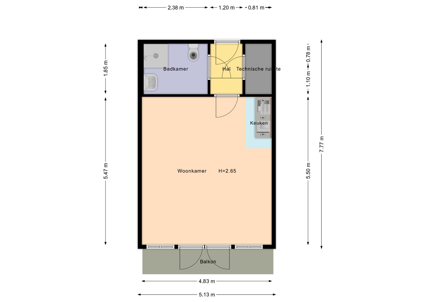 Photo 14 of Snoekstraat 8-B