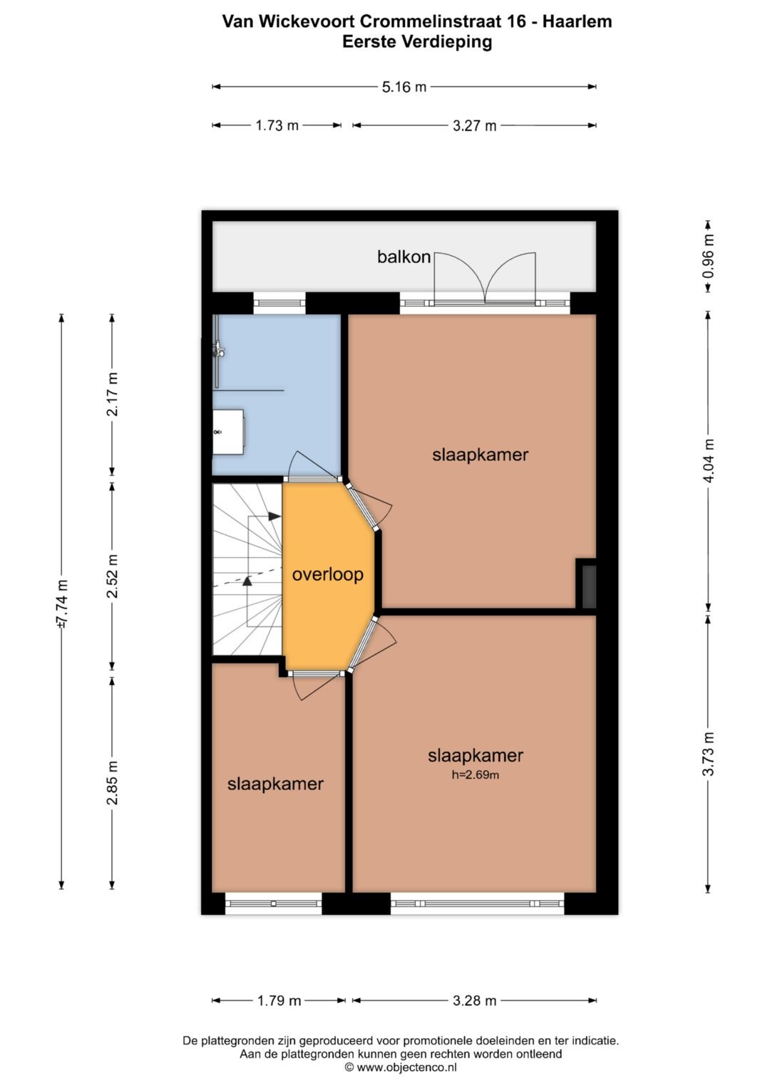Foto 34 van Van Wickevoort Crommelinstraat 16