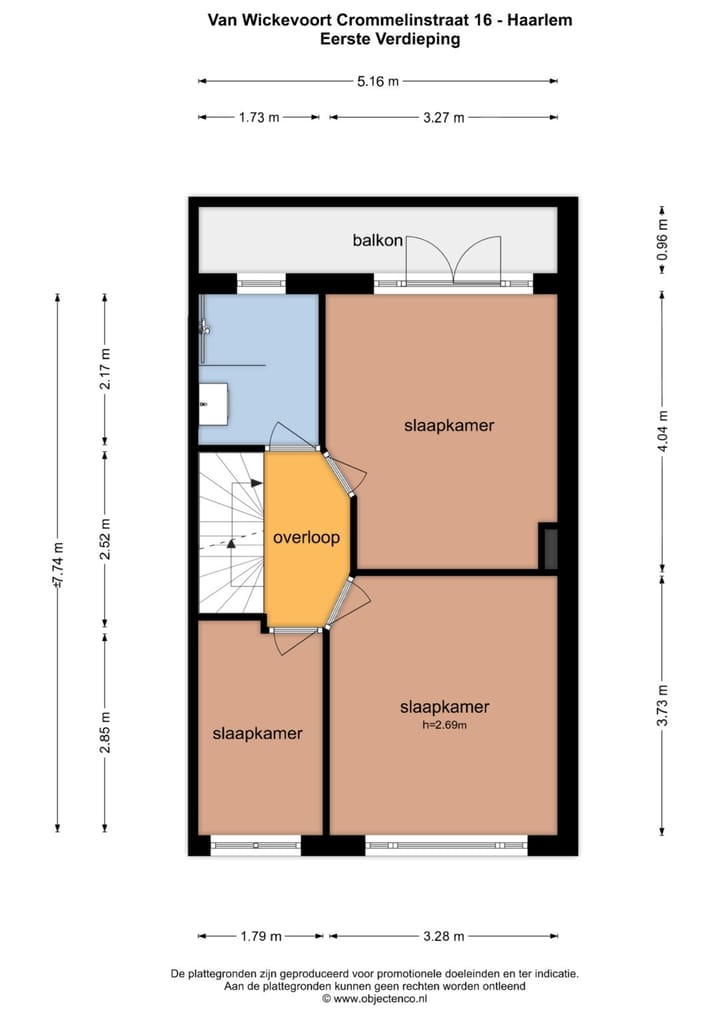 Foto 34 van Van Wickevoort Crommelinstraat 16