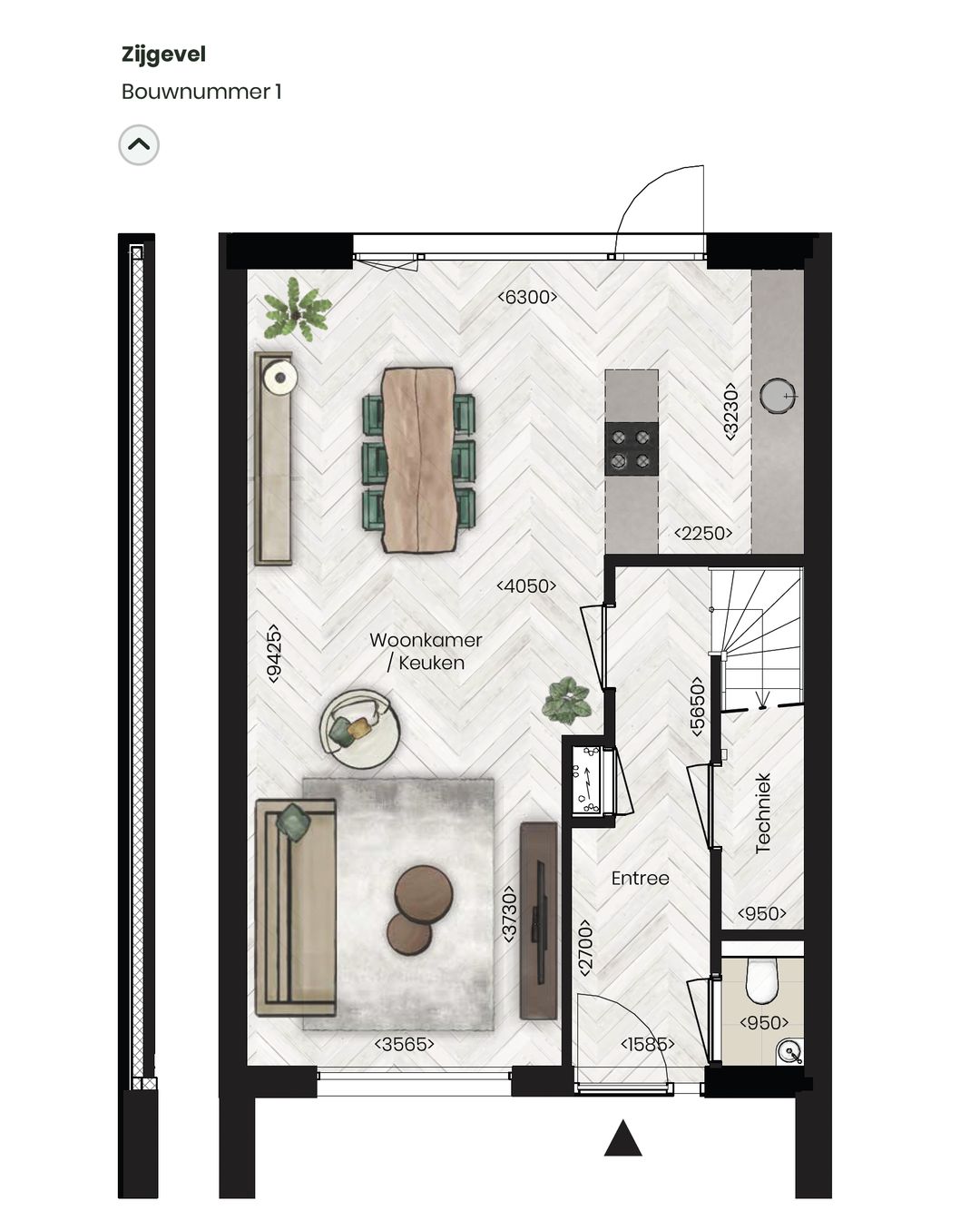 Foto 8 van Nieuw Tervoort Dries - Hoekwoning (Bouwnr. A.01)