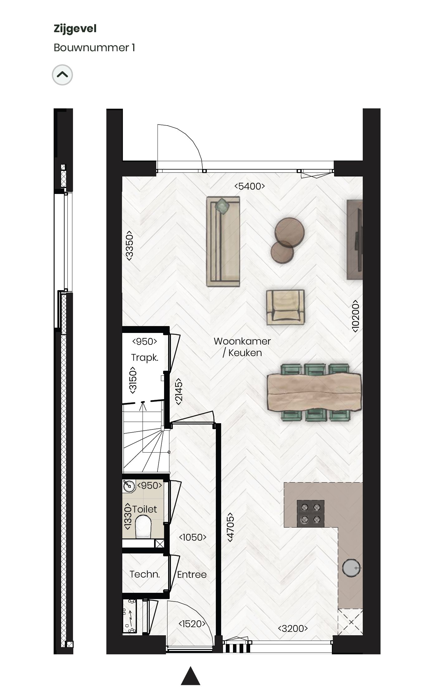 Foto 6 van Nieuw Tervoort Dries - Hoekwoning (Bouwnr. B.03)