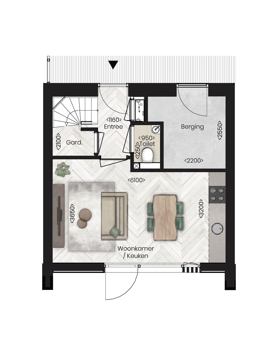 Foto 7 van Nieuw Tervoort Hoeve - Hoekwoning (Bouwnr. F.01)