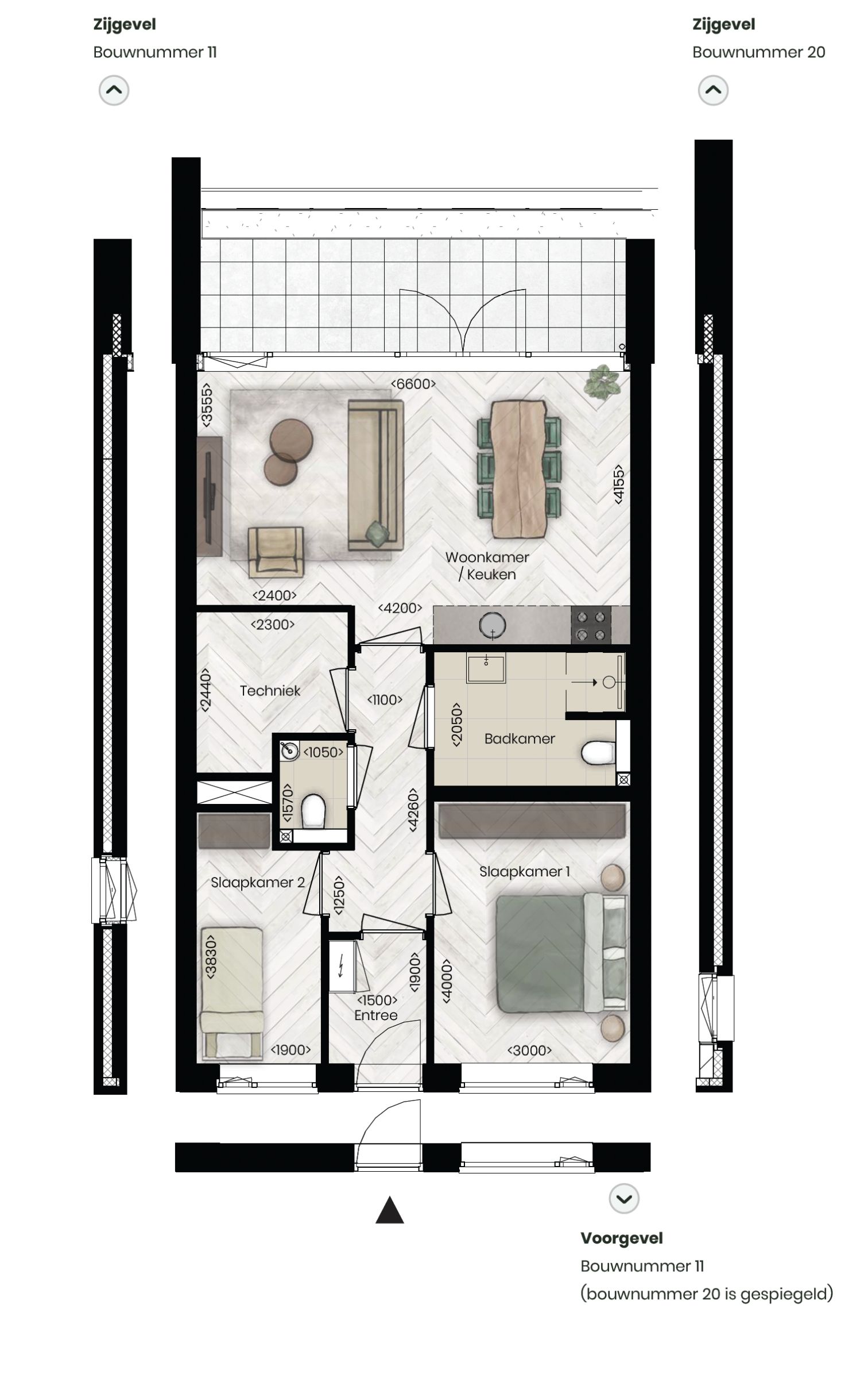 Foto 9 van Nieuw Tervoort Veste - Hoekappartement (Bouwnr. J.20)