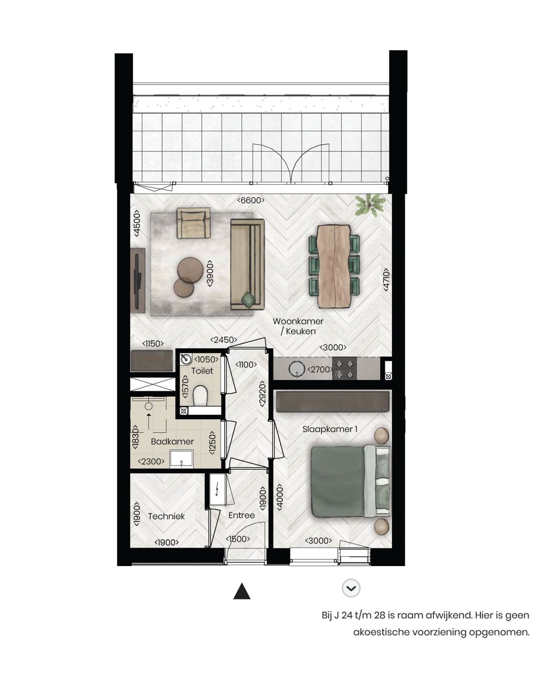 Foto 8 van Nieuw Tervoort Veste - Appartement (Bouwnr. J.26)