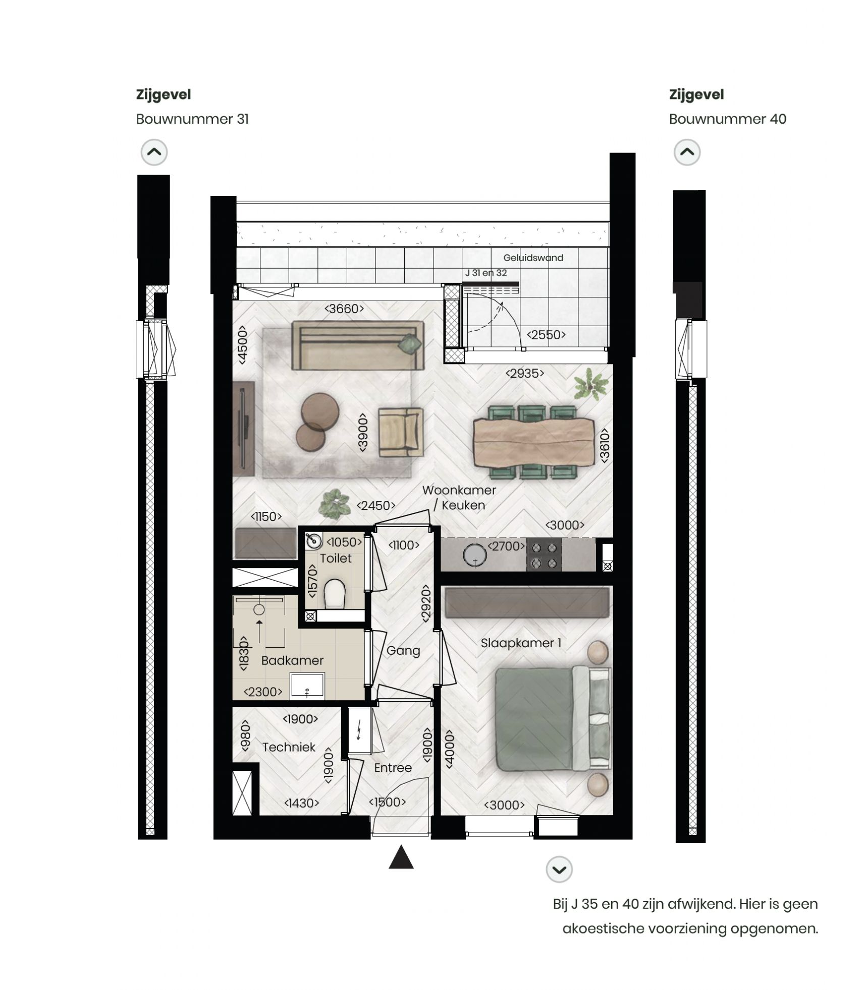 Foto 9 van Nieuw Tervoort Veste - Appartement (Bouwnr. J.34)
