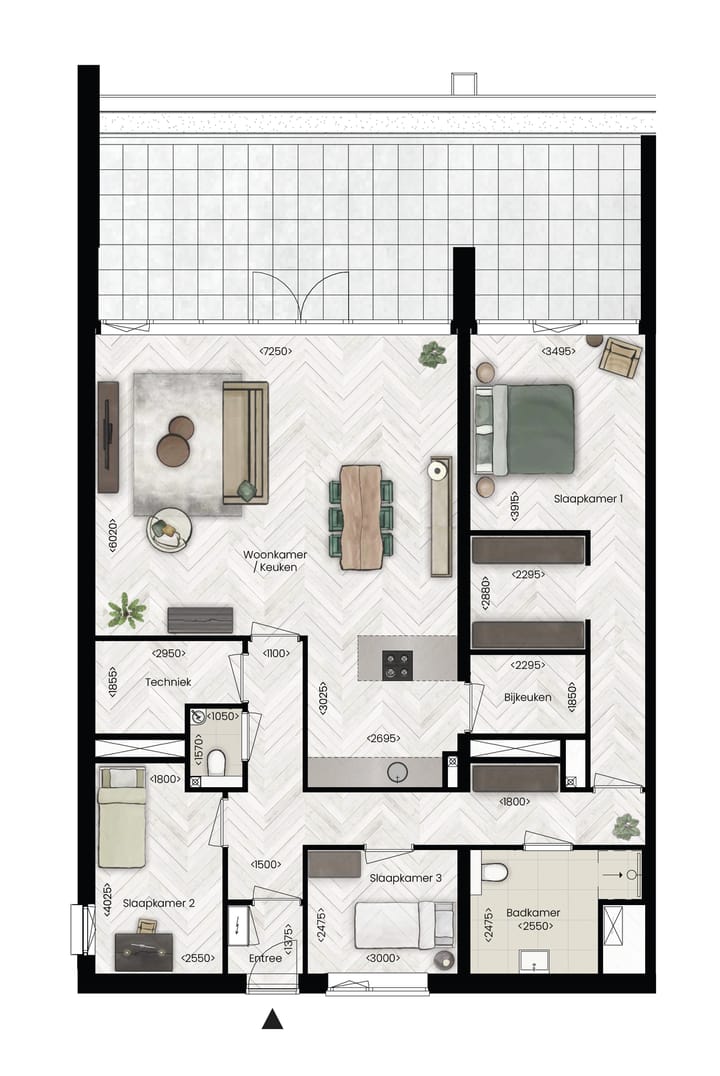 Foto 9 van Nieuw Tervoort Veste - Hoekappartement (Bouwnr. L.08)