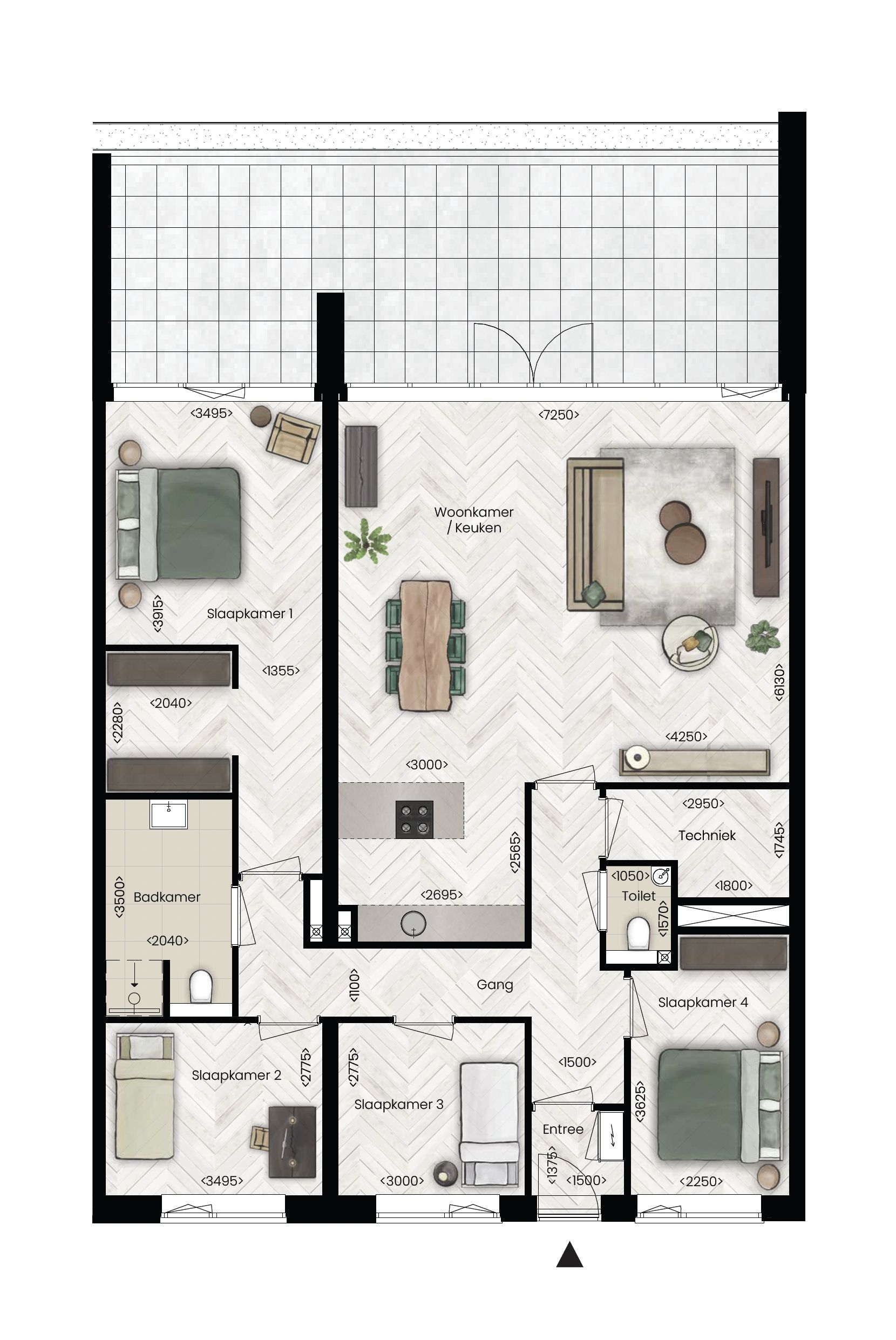 Foto 9 van Nieuw Tervoort Veste - Appartement (Bouwnr. L.09)