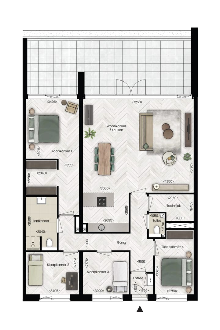Foto 9 van Nieuw Tervoort Veste - Appartement (Bouwnr. L.09)