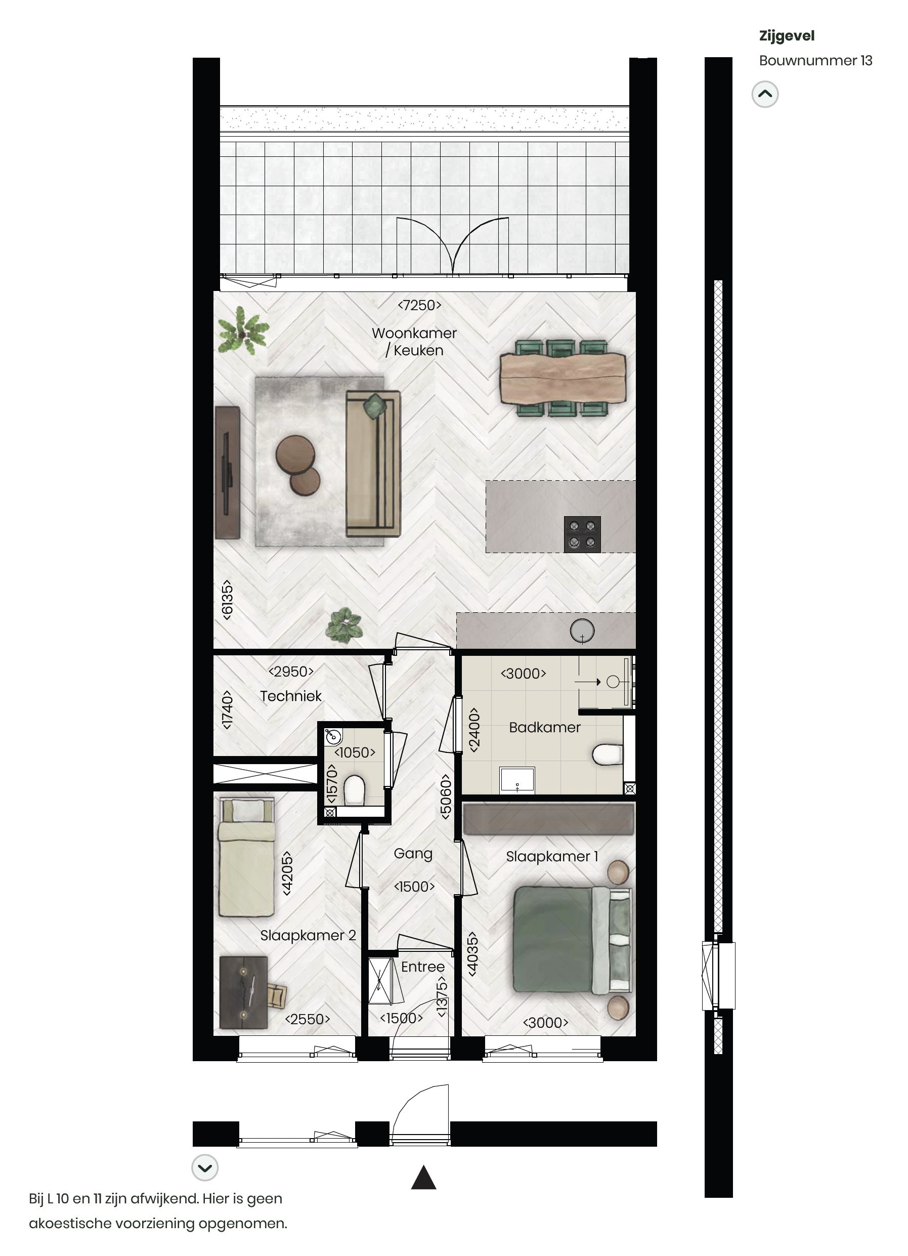 Foto 9 van Nieuw Tervoort Veste - Appartement (Bouwnr. L.12)