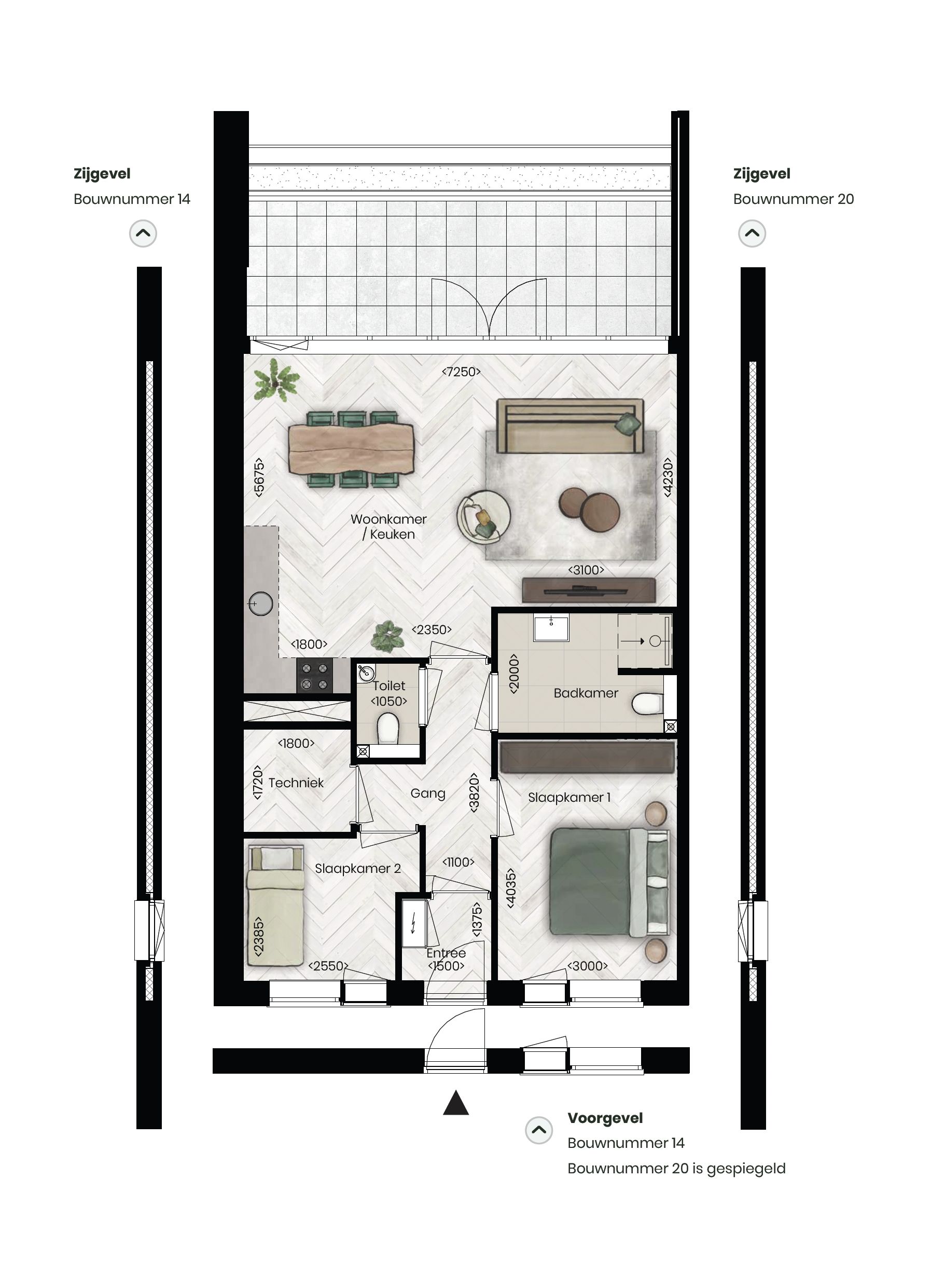 Foto 9 van Nieuw Tervoort Veste - Appartement (Bouwnr. L.17)