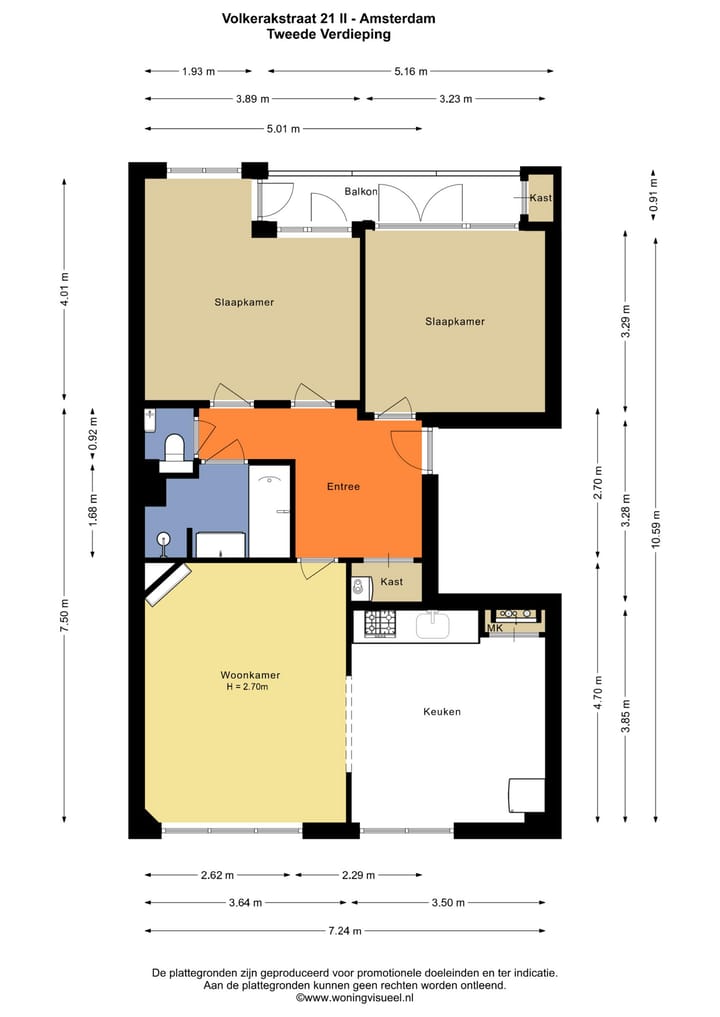 Foto 16 van Volkerakstraat 21-2