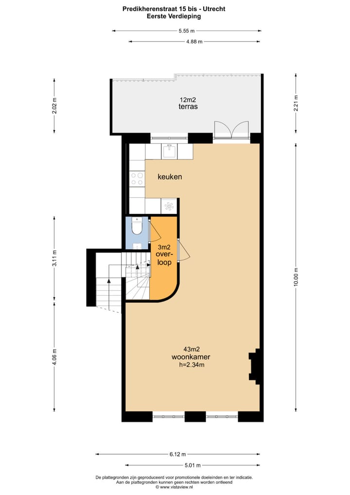 Foto 35 van Predikherenstraat 15-BS