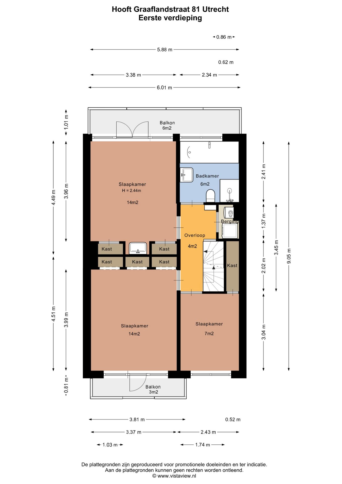 Foto 59 van Hooft Graaflandstraat 81