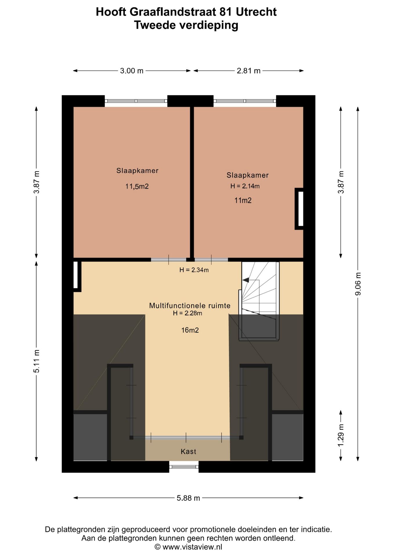 Foto 60 van Hooft Graaflandstraat 81
