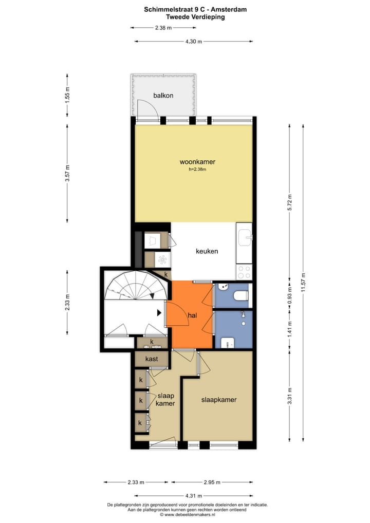 Foto 19 van Schimmelstraat 9-C