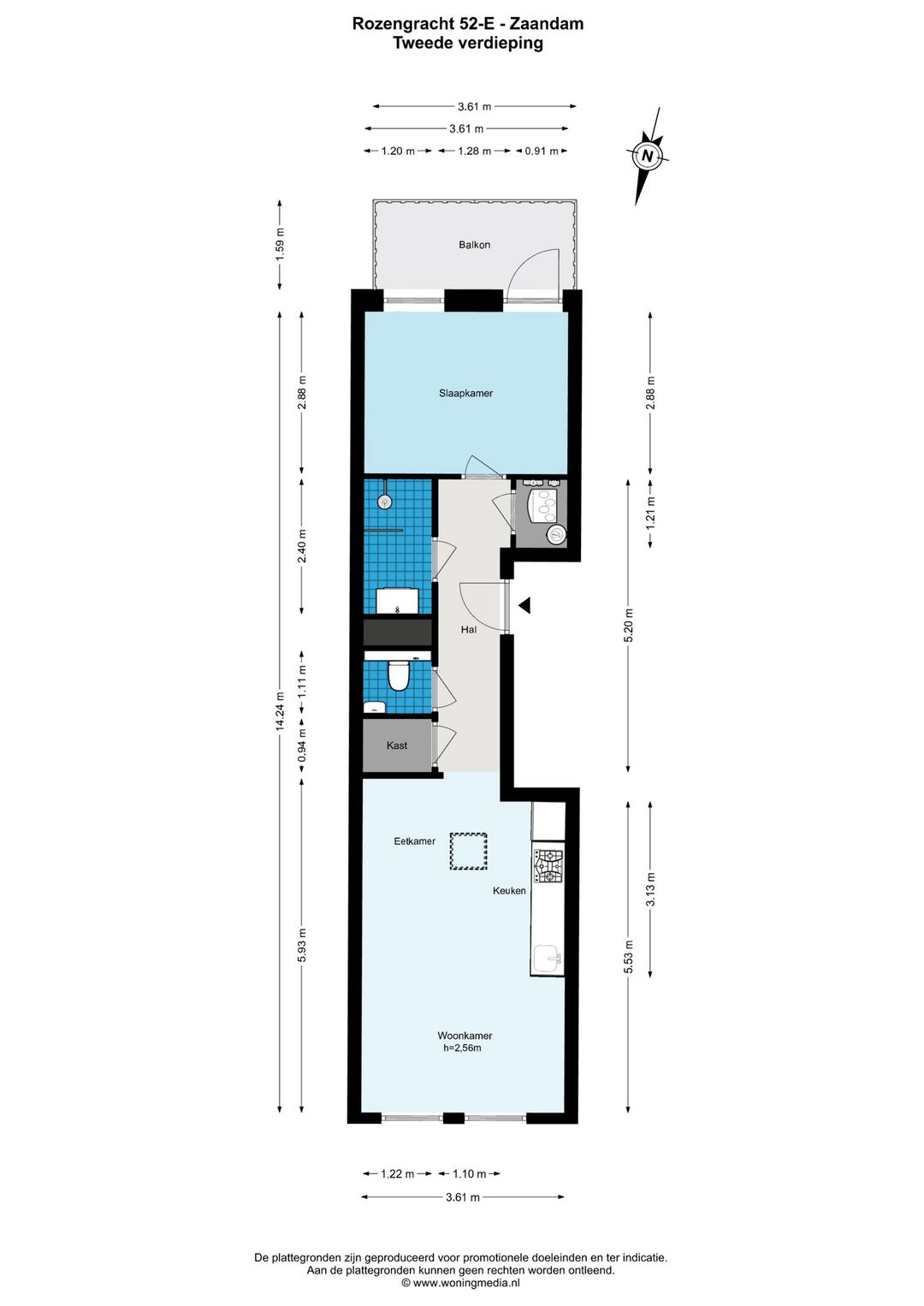 Foto 28 van Rozengracht 52-E