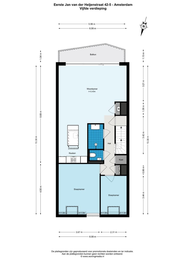 Foto 35 van Eerste Jan van der Heijdenstraat 42-5