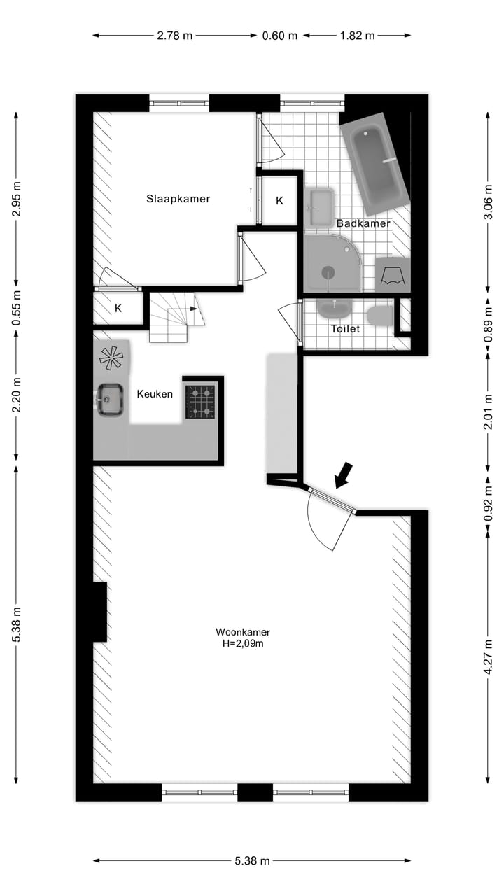 Foto 16 van Nieuwe Rijn 105-B