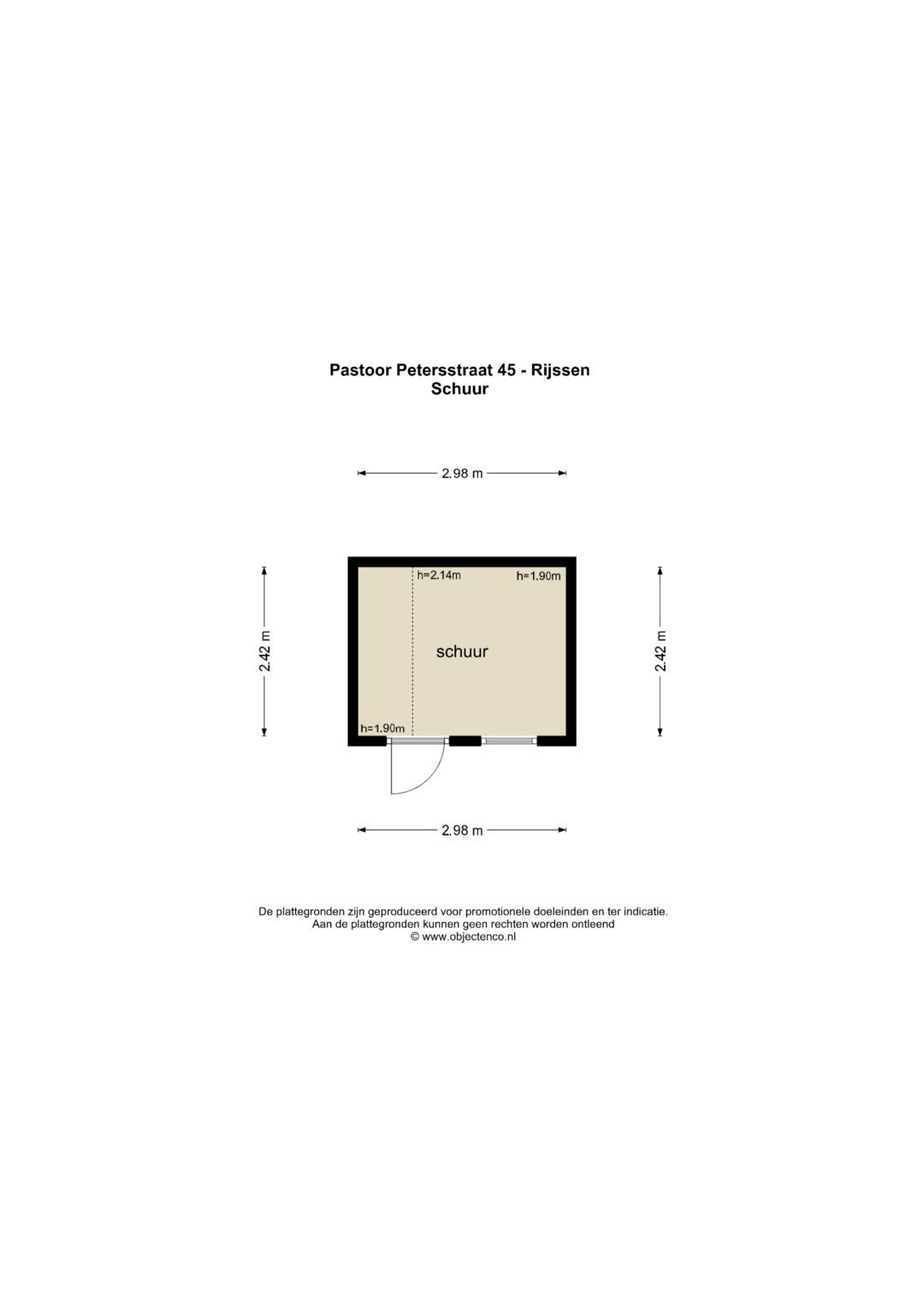 Foto 45 van Pastoor Petersstraat 45