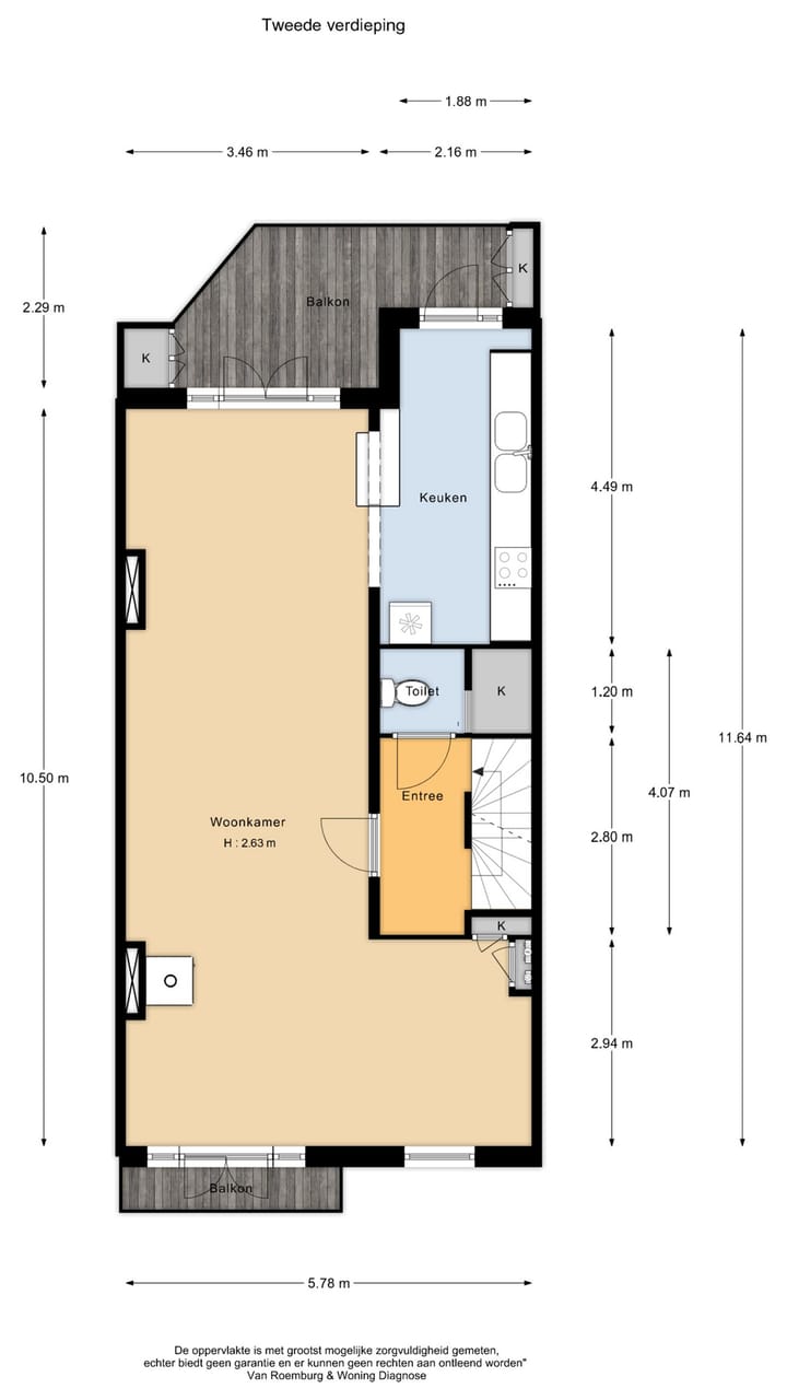 Foto 24 van Eerste Helmersstraat 71-2