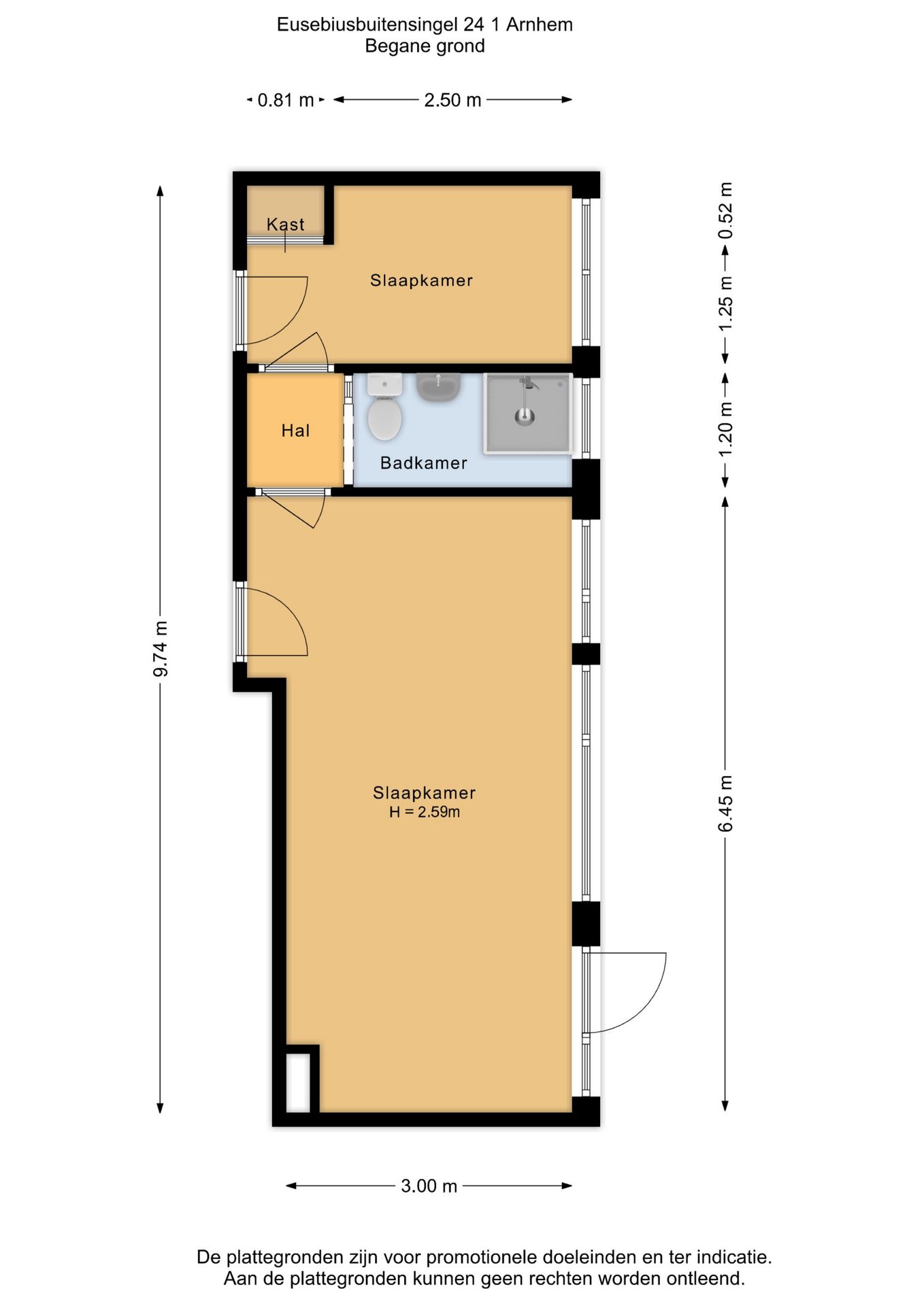 Foto 35 van Eusebiusbuitensingel 24-1