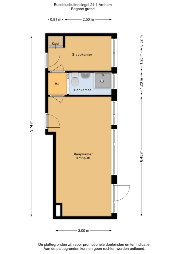 Foto 35 van Eusebiusbuitensingel 24-1