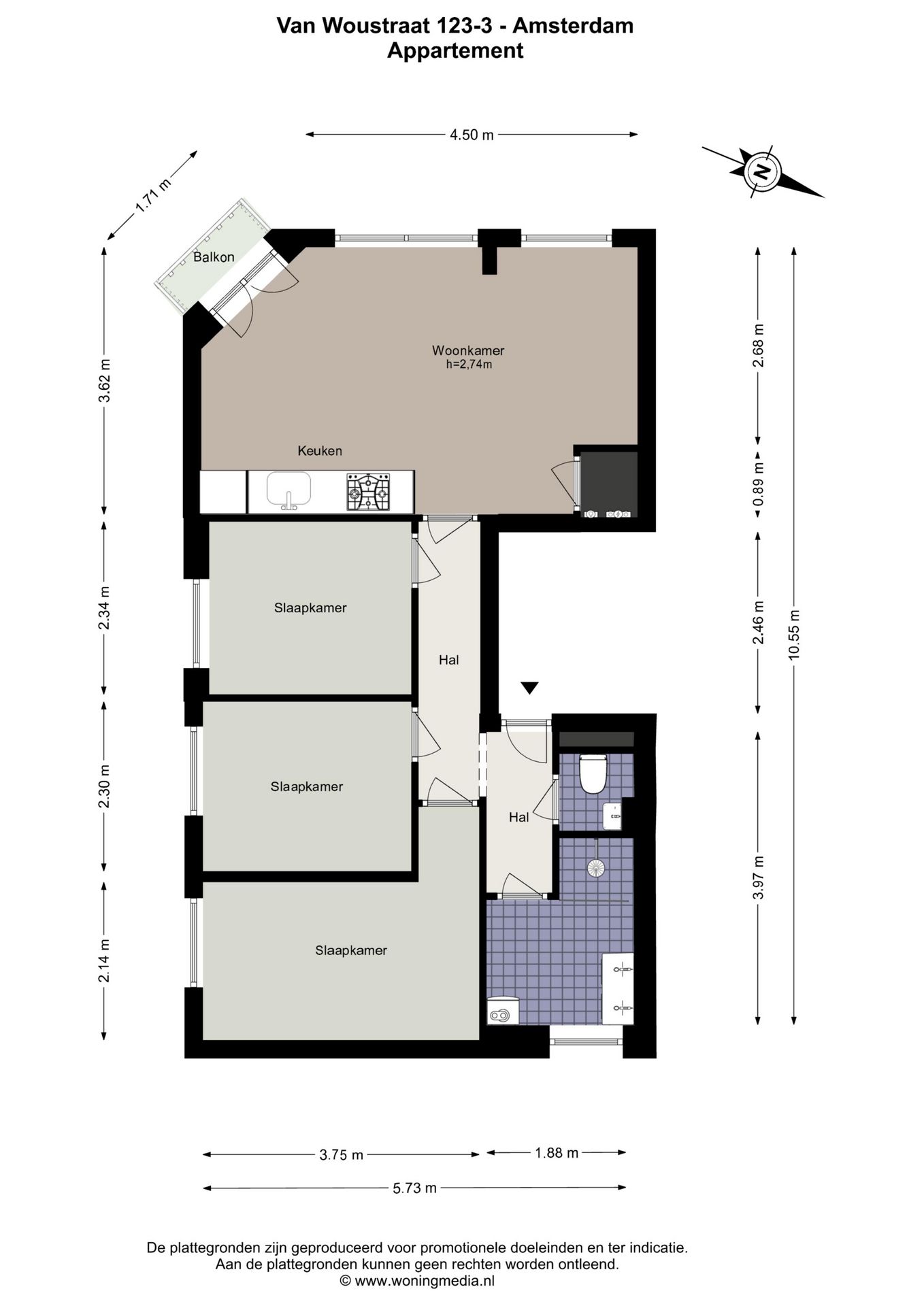 Foto 30 van Van Woustraat 123-3