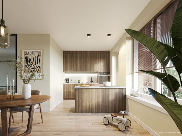 Foto 2 van 2 onder 1 kapwoning (Bouwnr. 33)