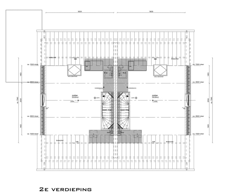 Foto 15 van Twee-onder-een-kapwoning (Bouwnr. 1)