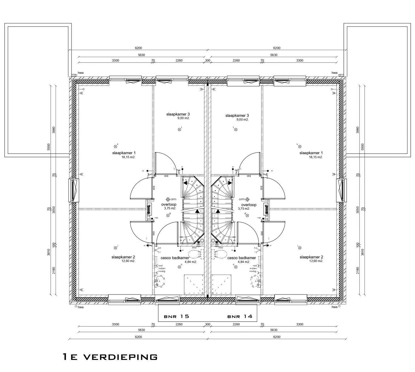 Foto 14 van Twee-onder-een-kapwoning (Bouwnr. 14)