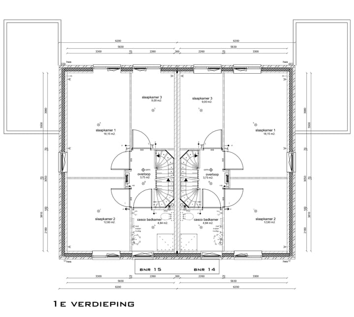 Foto 14 van Twee-onder-een-kapwoning (Bouwnr. 14)