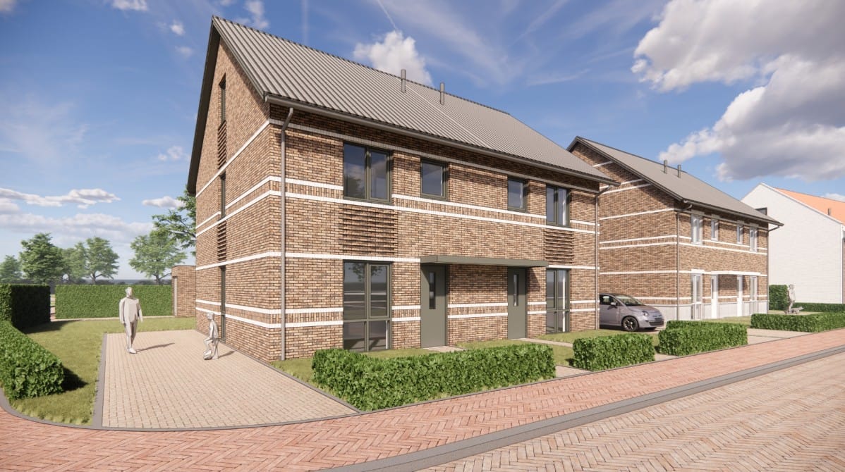 Foto 1 van Twee-onder-een-kapwoning (Bouwnr. 16)