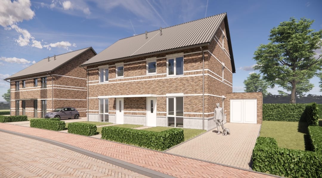 Foto 1 van Twee-onder-een-kapwoning (Bouwnr. 17)