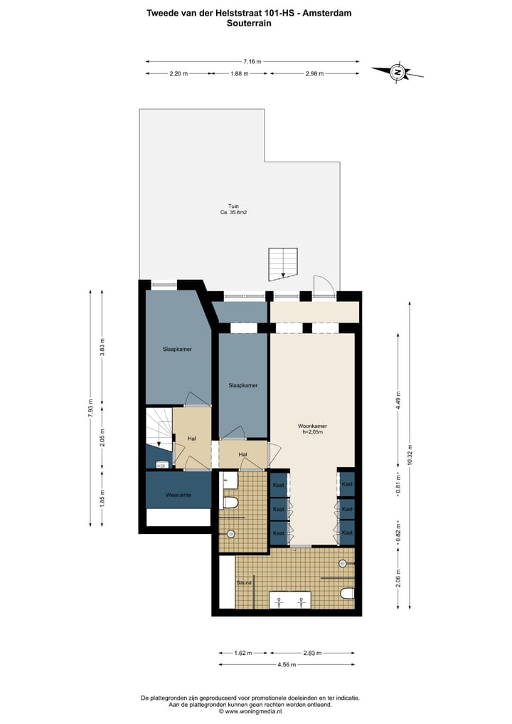 Foto 36 van Tweede Van der Helststraat 101-H