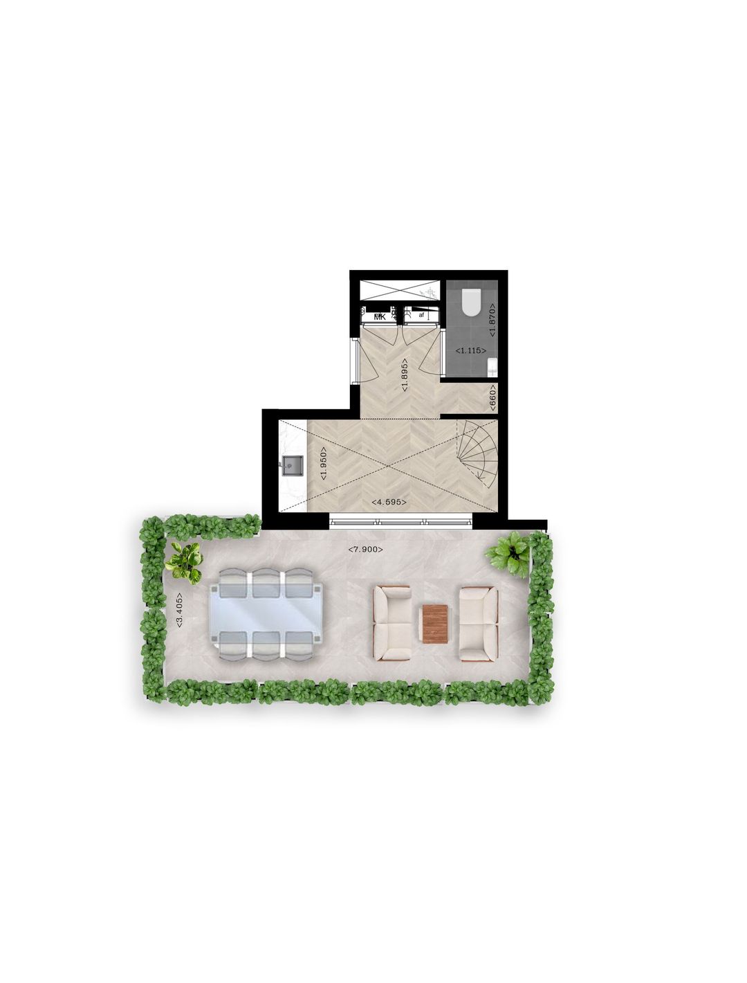 Foto 11 van Penthouse (Bouwnr. 9.05)