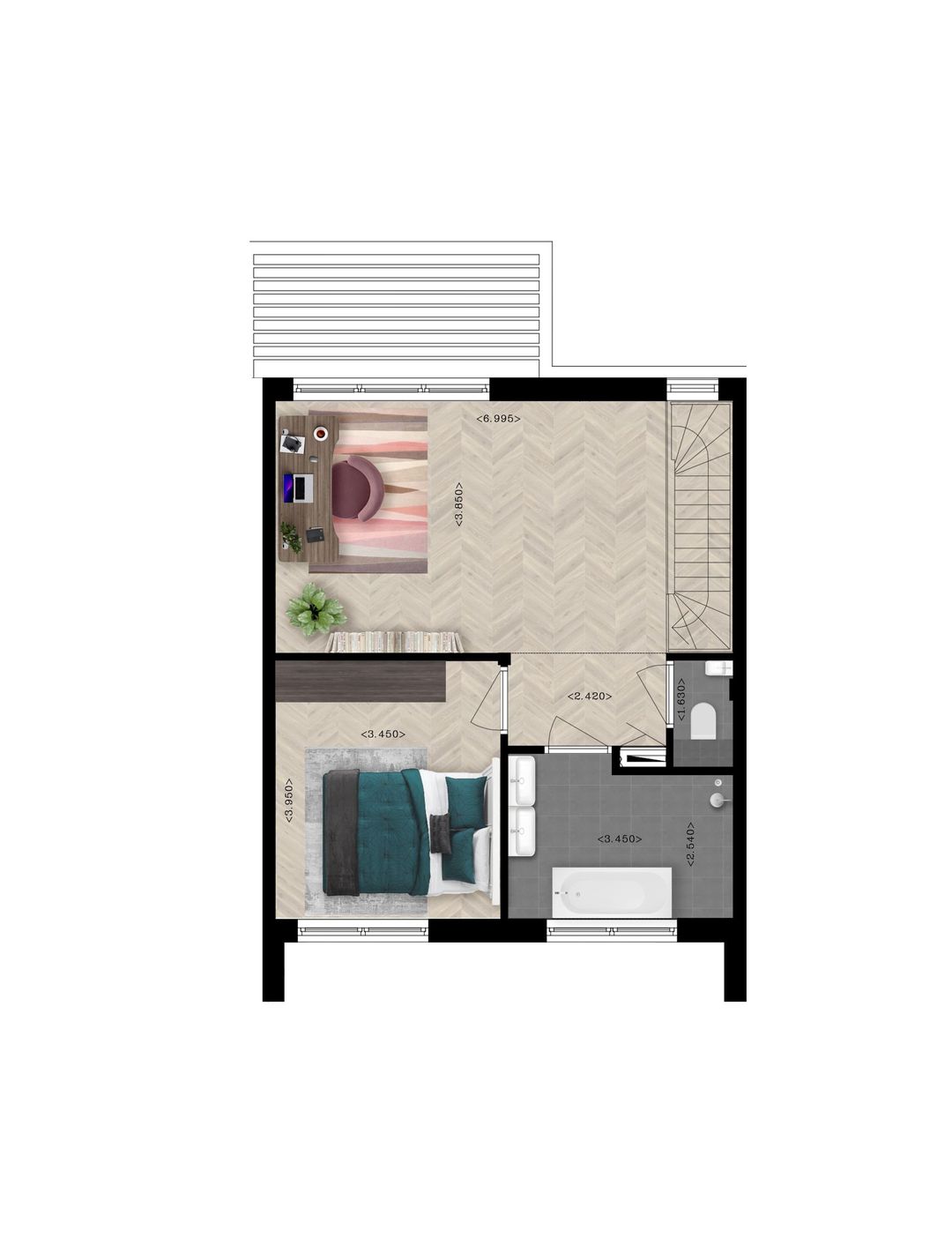 Foto 11 van Penthouse (Bouwnr. 9.08)