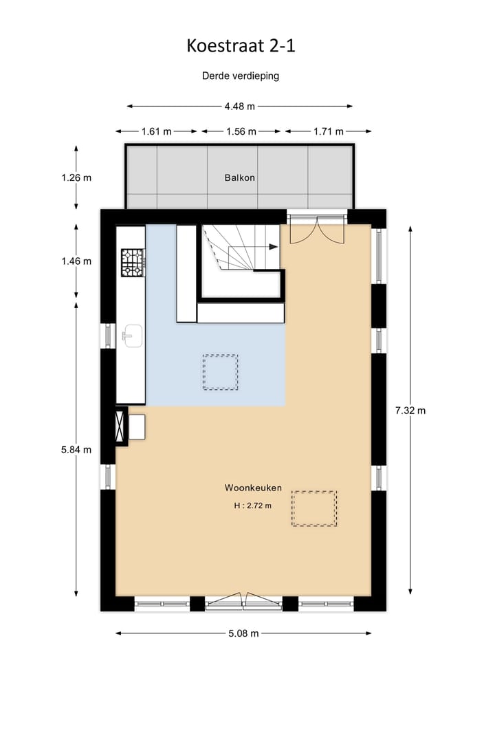 Foto 34 van Koestraat 2-H