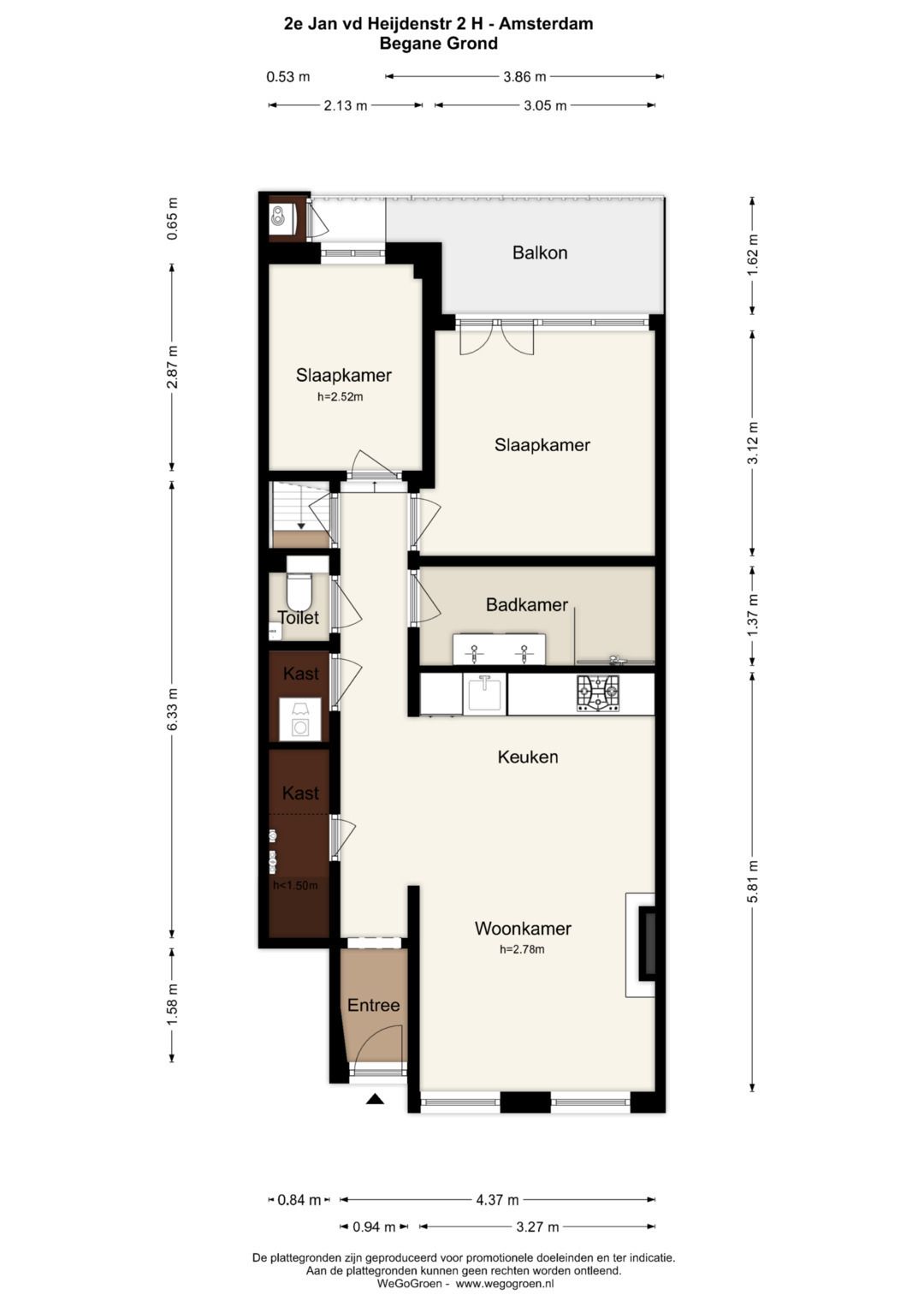 Foto 42 van Tweede Jan van der Heijdenstraat 2-H