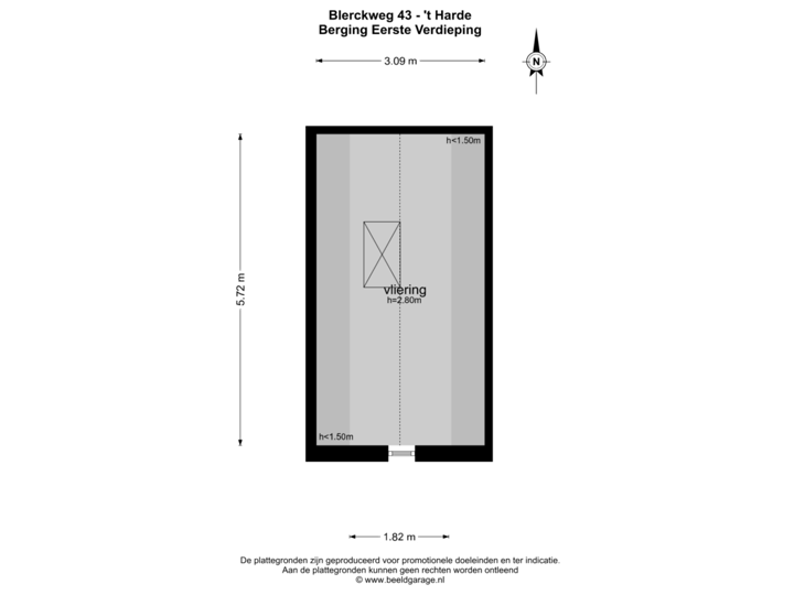 BERGING EERSTE VERDIEPING