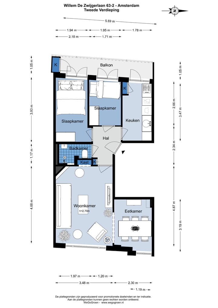 Foto 41 van Willem de Zwijgerlaan 63-2
