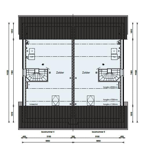Foto 4 van Twee-onder-een-kapwoning (Bouwnr. 4)