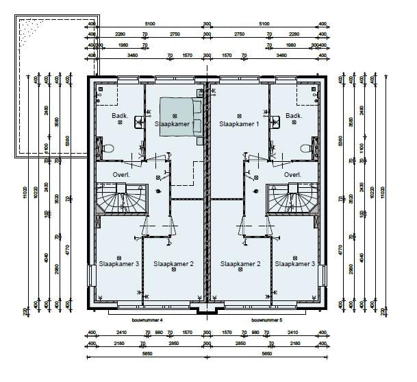 Foto 3 van Twee-onder-een-kapwoning (Bouwnr. 5)