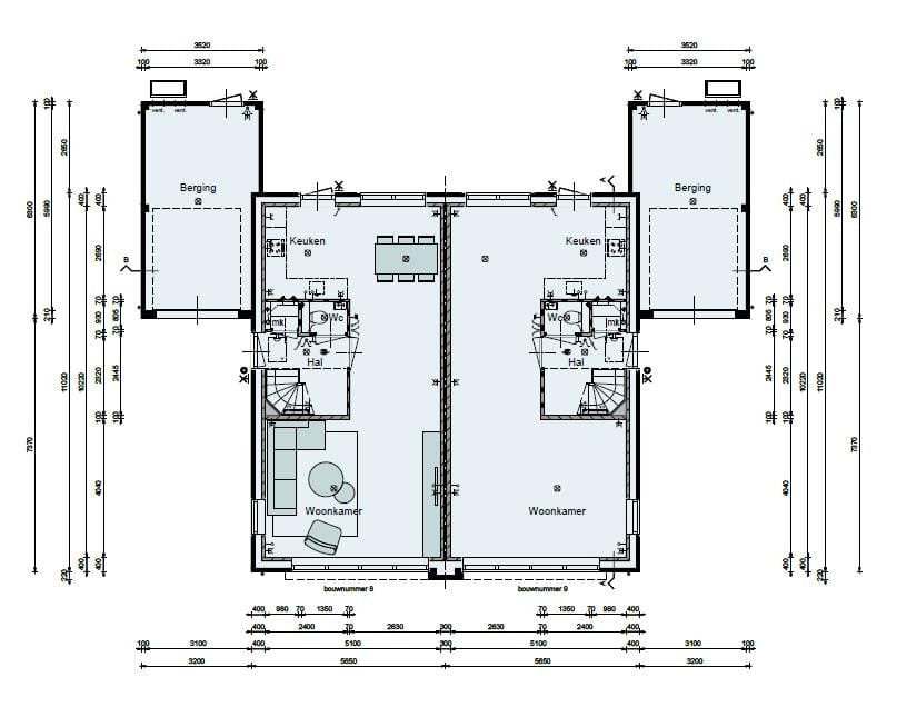 Foto 2 van Twee-onder-een-kapwoning (Bouwnr. 9)