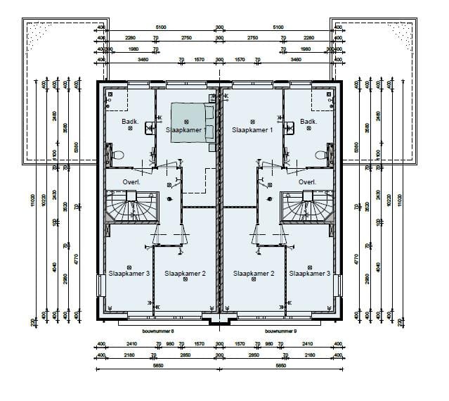 Foto 3 van Twee-onder-een-kapwoning (Bouwnr. 8)
