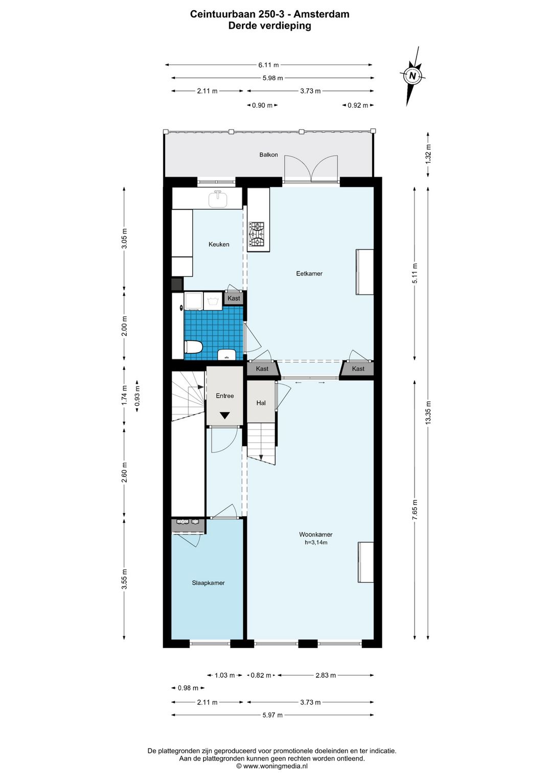 Foto 41 van Ceintuurbaan 250-3