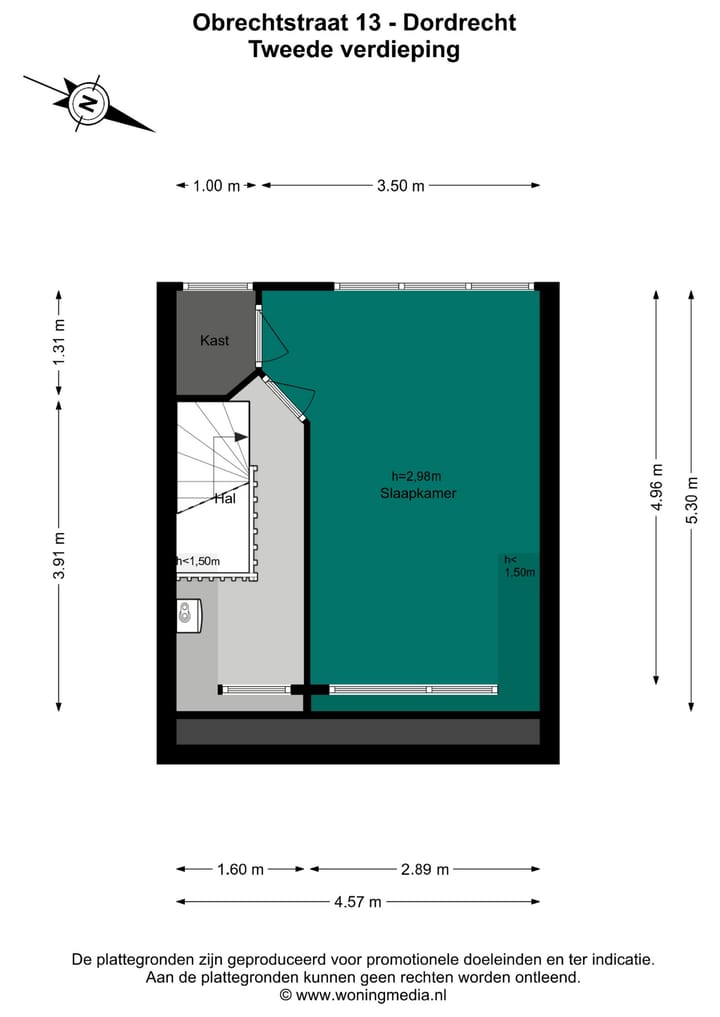 Foto 37 van Obrechtstraat 13